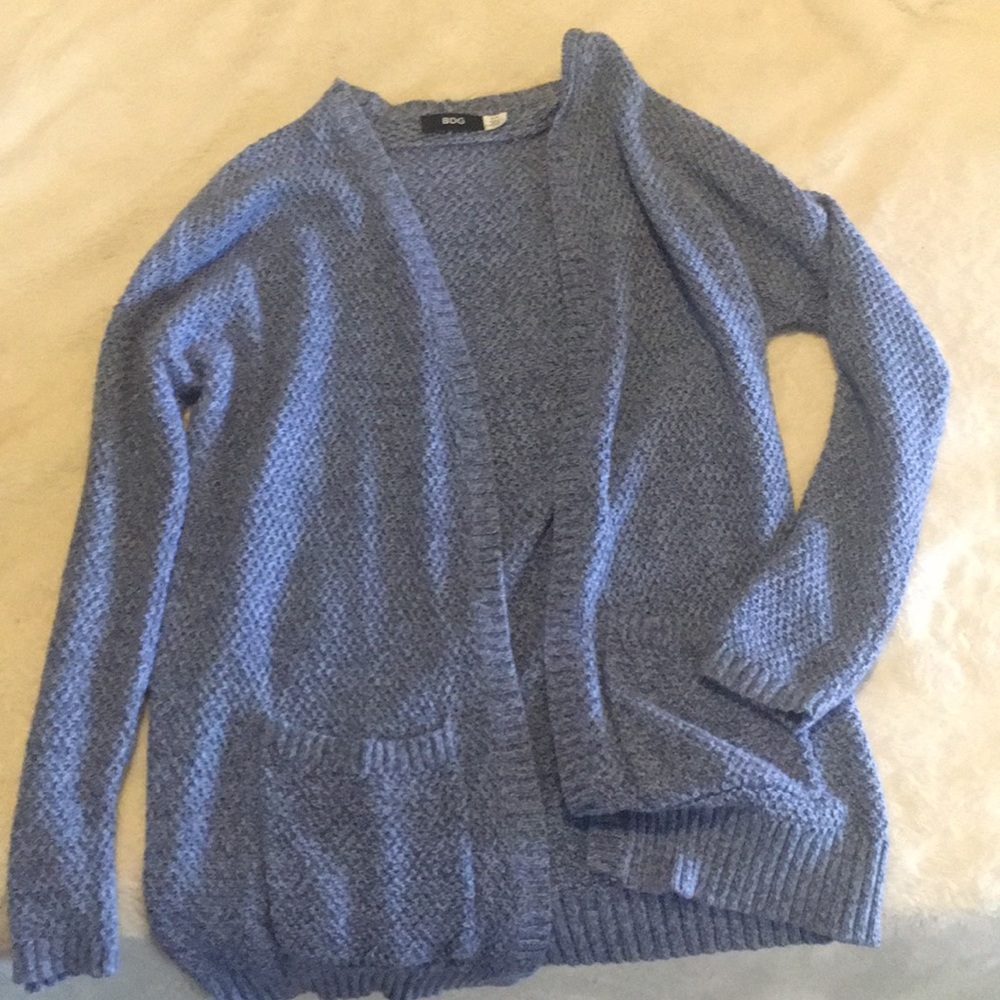 Gently worn BDG light blue cardigan